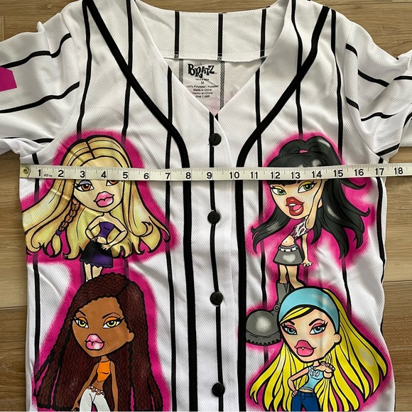 Bratz Baseball Jersey shirt sz M - Picture 3 of 6